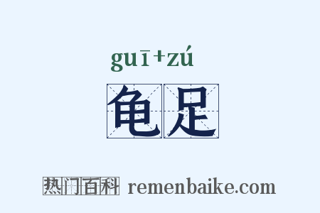 龟足是什么意思的图片